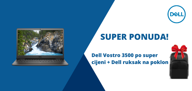 Dell Vostro 3500: akcijska cijena + poklon Dell ruksak