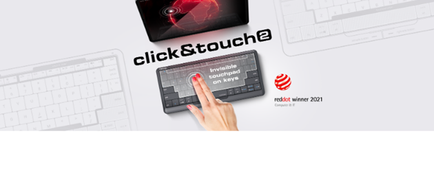 Pametna tastatura Click&Touch 2 dobitnica je nagrade Red Dot Award: Product Design 2021
